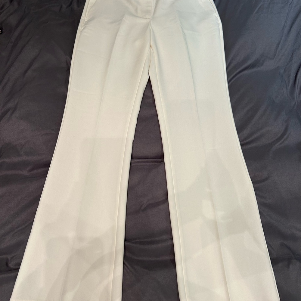 Zara Cream Wide Leg Women's Pants